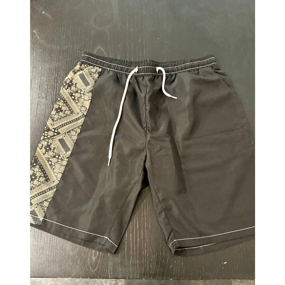 Shein Mens Black swimming Shorts size XL